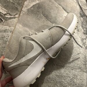 Nike Women’s Mesh Trainer in Light Gray and White